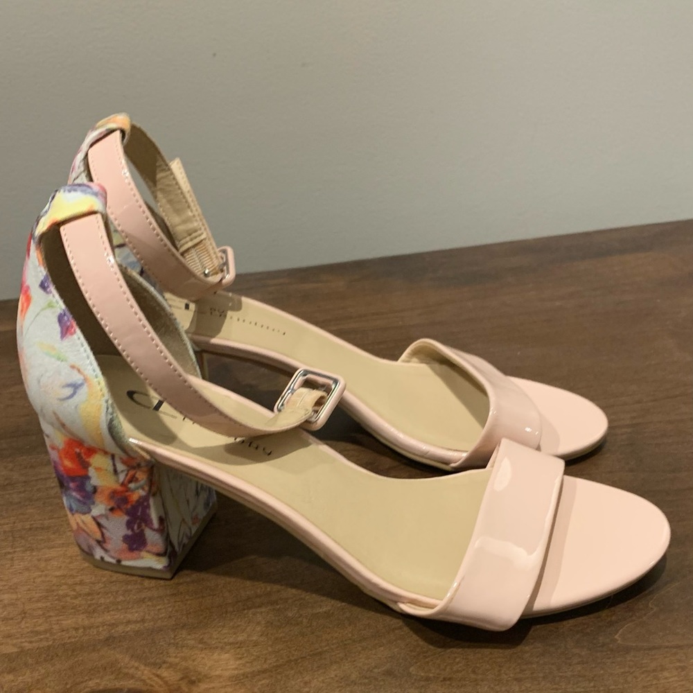 CL by Laundry Pink and Floral Heels